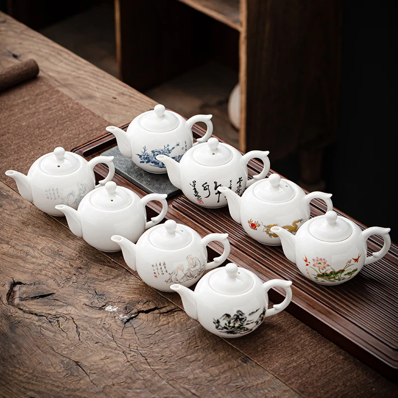 Porcelain Teapot Tea Infuser Ceramic Kettle Teaware Handmade Blue & White Tea Set High Quality Coffee Green Flower Pot Drinkware
Porcelain Teapot Tea Infuser Ceramic Kettle Teaware Handmade Blue & White Tea Set High Quality Coffee Green Flower Pot Drinkware