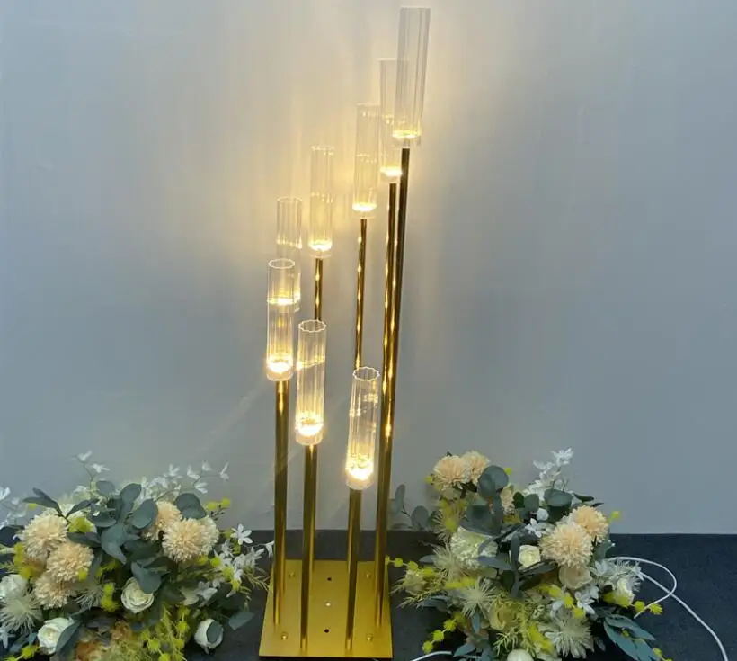 Wedding props 8 backgammon wrought iron candlesticks road guide lights wedding T stage stage decoration luminous road guides
Wedding props 8 backgammon wrought iron candlesticks road guide lights wedding T stage stage decoration luminous road guides