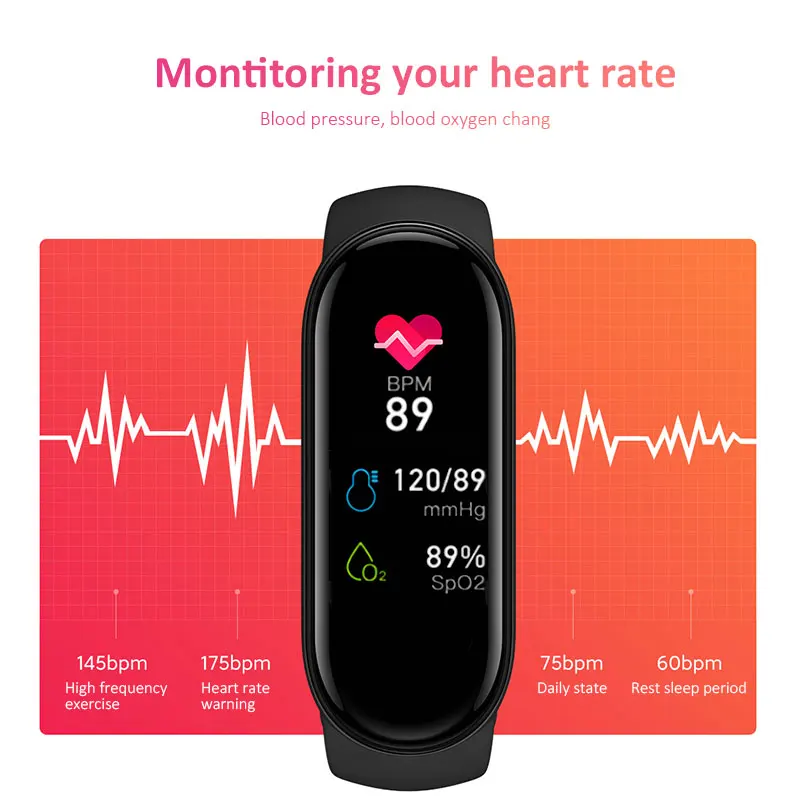 Mi Band M6 Smart Watch Men Women Smartwatch Fitness Sport Bracelet Pedometers For Apple Xiaomi Smartband Global Version 2021 
Mi Band M6 Smart Watch Men Women Smartwatch Fitness Sport Bracelet Pedometers For Apple Xiaomi Smartband Global Version 2021