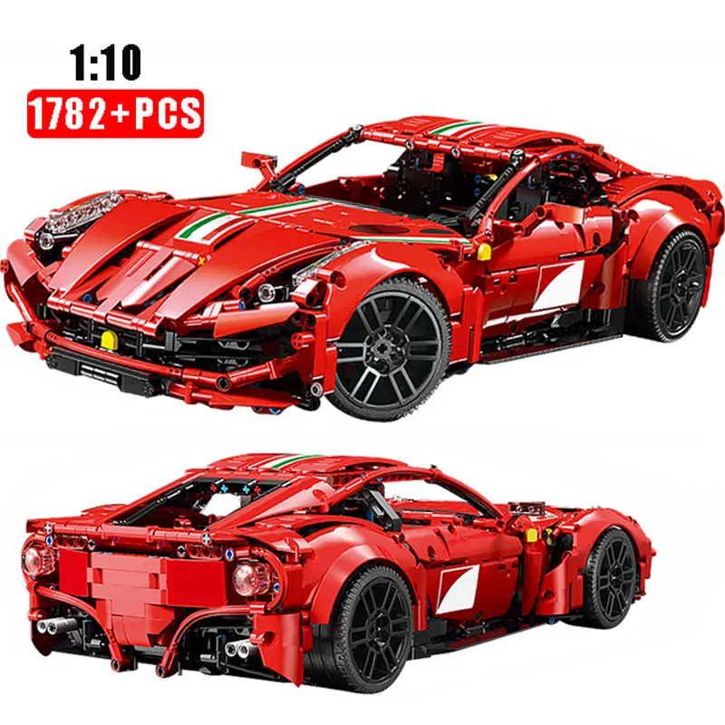 New MOC Technical Car Builidng Blocks F12 Speed Expert Super Sports Red Racing Vehicle Toys For Adult Boy Friend Christmas Gifts
New MOC Technical Car Builidng Blocks F12 Speed Expert Super Sports Red Racing Vehicle Toys For Adult Boy Friend Christmas Gifts