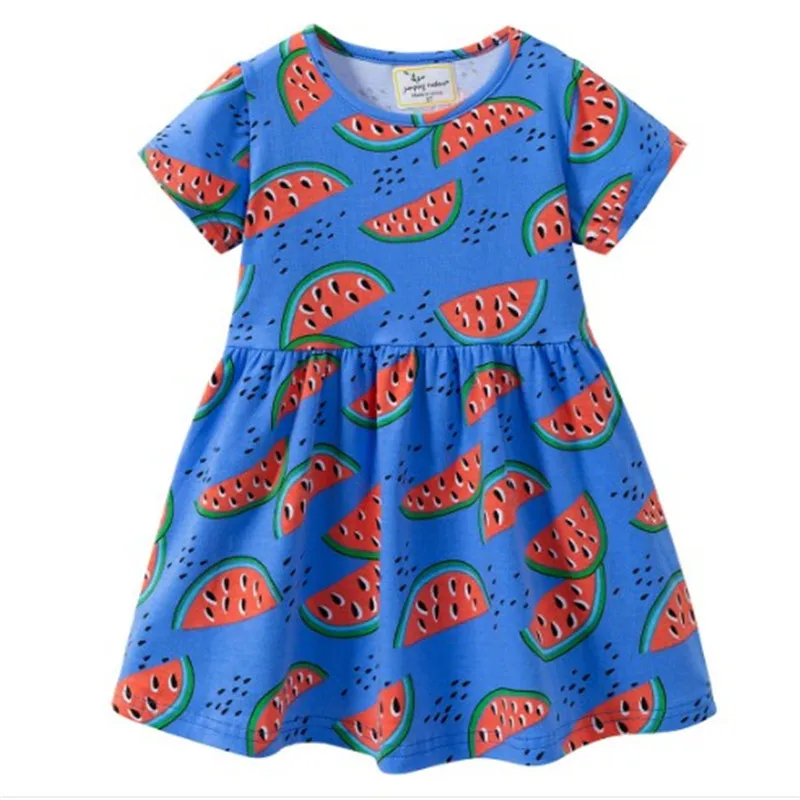 Jumping Meters Princess Kids Clothing Dresses Girls Summer All Print Watermelon Children Clothes Tunic Tutu Dresses Girl Frocks
Jumping Meters Princess Kids Clothing Dresses Girls Summer All Print Watermelon Children Clothes Tunic Tutu Dresses Girl Frocks