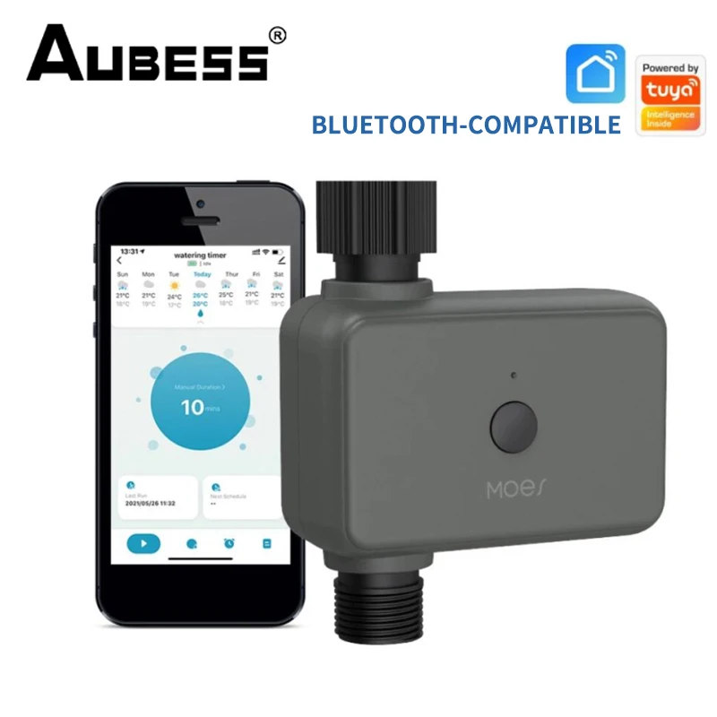 Tuya Bluetooth-совместимый умный садовый водяной клапан для орошения, программируемый для садовой системы газона, стандартное время
Tuya Bluetooth-совместимый умный садовый водяной клапан для орошения, программируемый для садовой системы газона, стандартное время