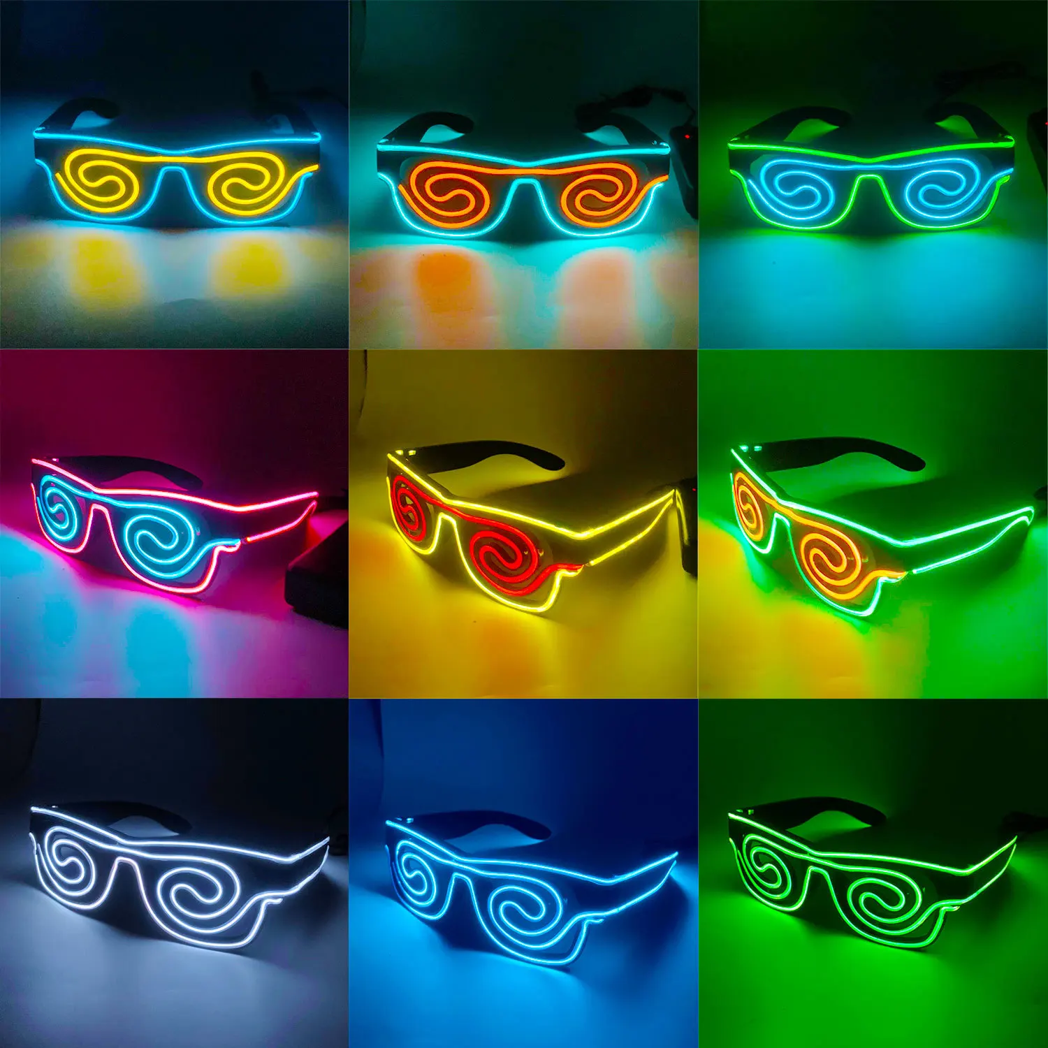 Led Luminous Vertigo Glasses Holy Festival Christmas Masquerade Party Night Party Bar Bundi Night Market Atmosphere Layout
Led Luminous Vertigo Glasses Holy Festival Christmas Masquerade Party Night Party Bar Bundi Night Market Atmosphere Layout