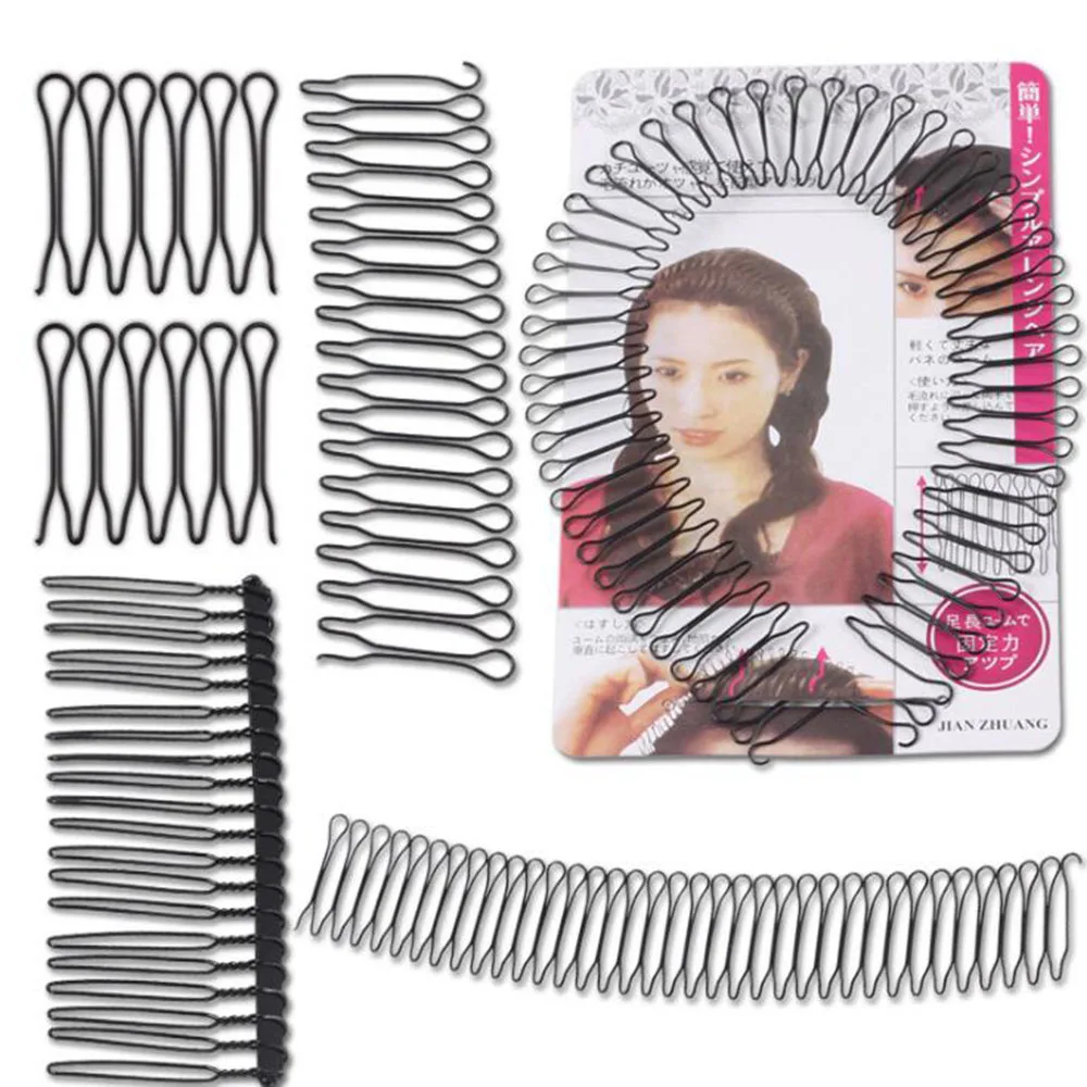 Korean Style Professional Female Roll Black Curve Clip Pin Invisible Bang Fringe Hair Comb Hair Accessories Hair Styling Clip
Korean Style Professional Female Roll Black Curve Clip Pin Invisible Bang Fringe Hair Comb Hair Accessories Hair Styling Clip