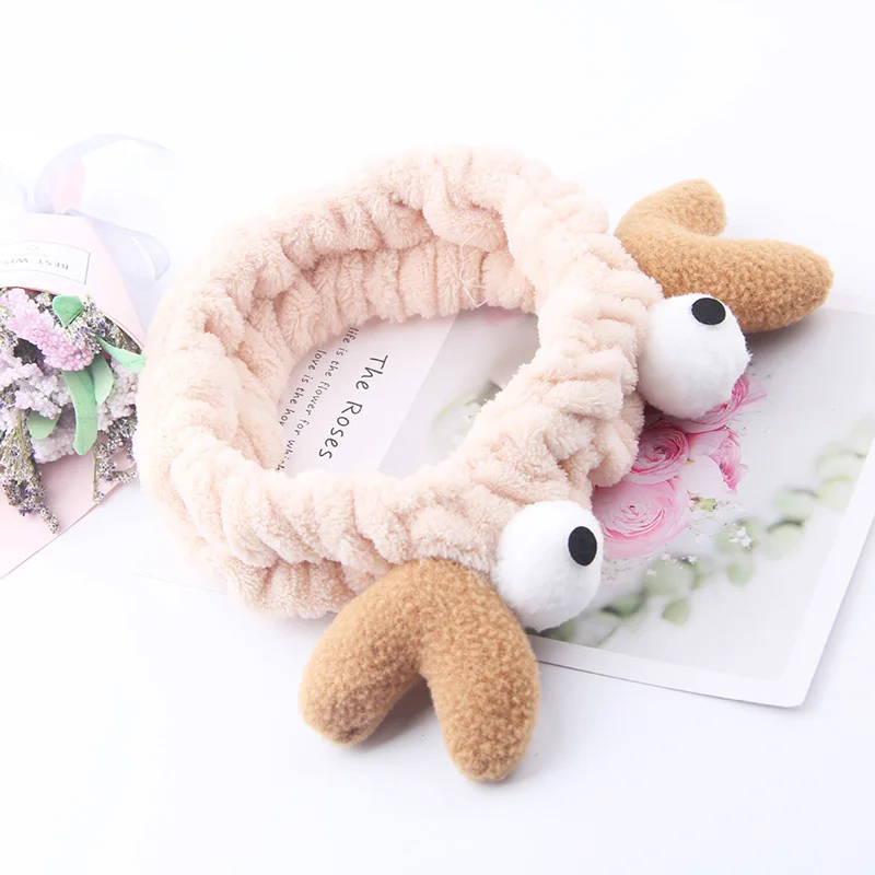 1PCS New Coral Fleece Horn Big Eye Wash Face Hairbands For Women Girls Headbands Headwear Hair Bands Turban Hair Accessories
1PCS New Coral Fleece Horn Big Eye Wash Face Hairbands For Women Girls Headbands Headwear Hair Bands Turban Hair Accessories