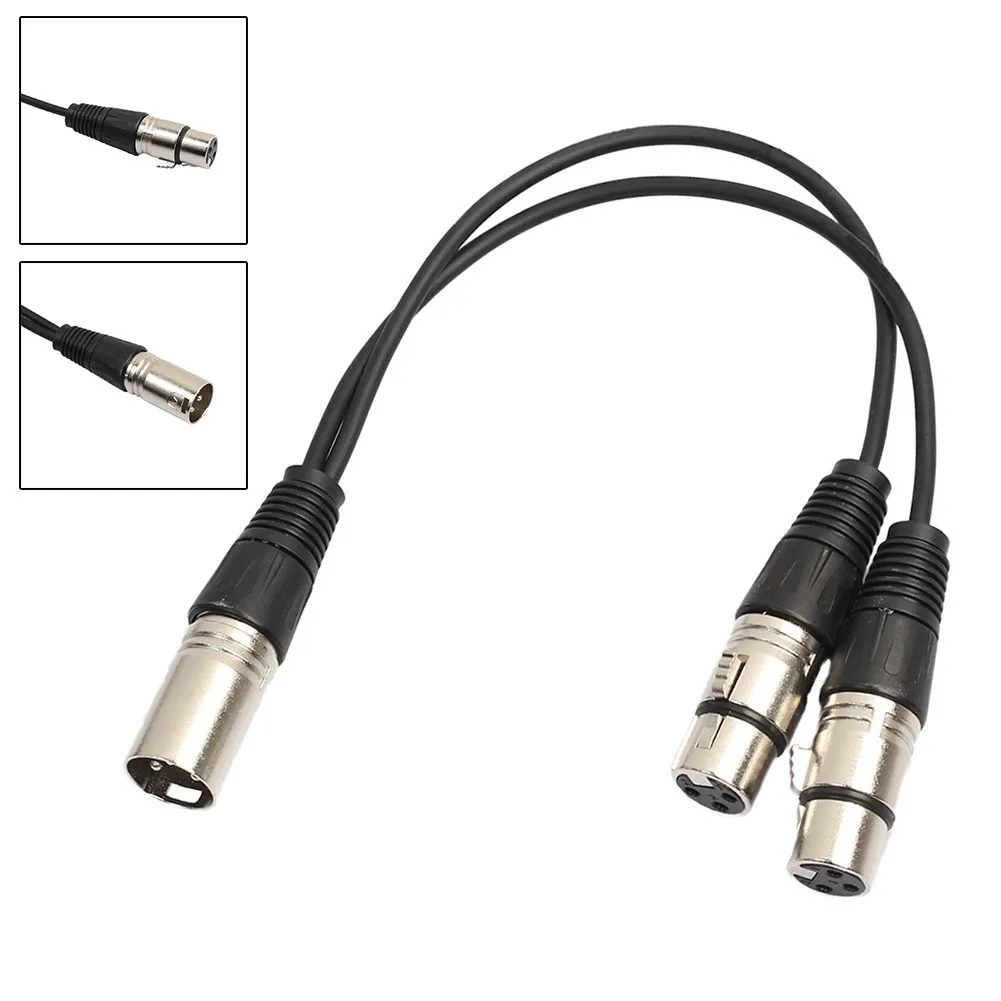 3 Pin XLR Adaptor MALE Plug To 2 FEMALE Sockets Splitter Combiner Cable Lead Musical Instruments Electric Guitar Accessories
3 Pin XLR Adaptor MALE Plug To 2 FEMALE Sockets Splitter Combiner Cable Lead Musical Instruments Electric Guitar Accessories