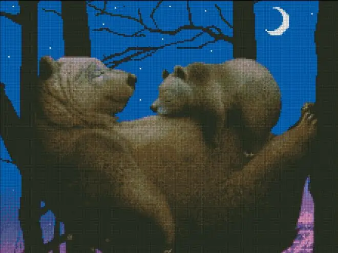 Sleeping Bear Animal Cross Stitch Kits Counted Needlework Embroidery Crafts 14ct Unprinted DIY Arts Handmade Home Decor
Sleeping Bear Animal Cross Stitch Kits Counted Needlework Embroidery Crafts 14ct Unprinted DIY Arts Handmade Home Decor