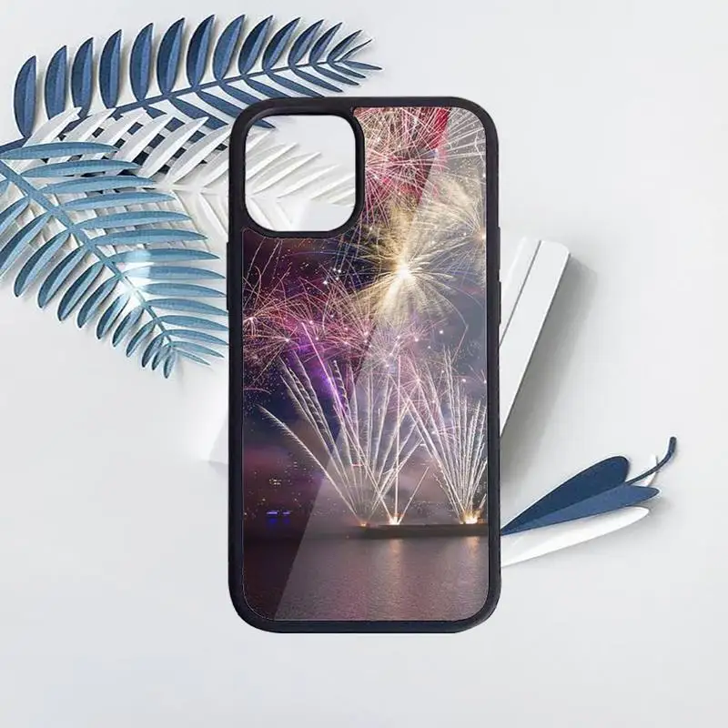 

Fireworks Phone Case for iPhone 11 12 pro XS MAX 8 7 6 6S Plus X 5S SE 2020 XR Hard PC