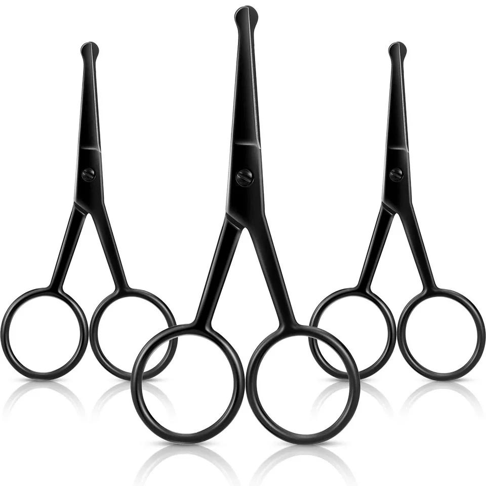 1pcs Stainless Steel Makeup Scissors Black Portable Nose Hair Eyebrow Eyelashes Trimmer Facial Trimming Tweezer Beauty Tools
1pcs Stainless Steel Makeup Scissors Black Portable Nose Hair Eyebrow Eyelashes Trimmer Facial Trimming Tweezer Beauty Tools