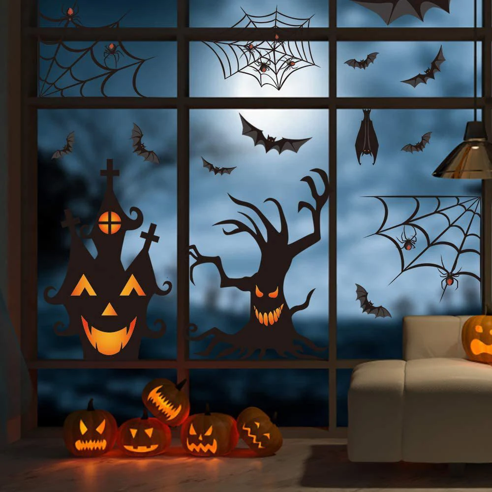 Halloween Wall Stickers Bar Party PVC DIY Horrible Background Office Removable 9pcs/set Creative Wall Stickers Pumpkin Bathroom
Halloween Wall Stickers Bar Party PVC DIY Horrible Background Office Removable 9pcs/set Creative Wall Stickers Pumpkin Bathroom