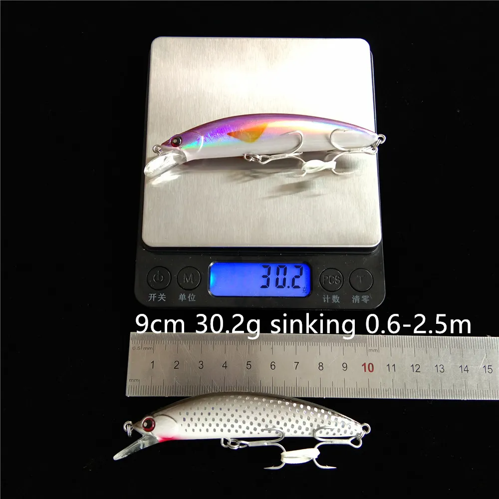 NOEBY 2PCS Minnow Hard Bait 90mm 28g Fishing Lure Sinking 0.6-2.5m Isca Artificial Para Pesca Leurre Peche 
NOEBY 2PCS Minnow Hard Bait 90mm 28g Fishing Lure Sinking 0.6-2.5m Isca Artificial Para Pesca Leurre Peche