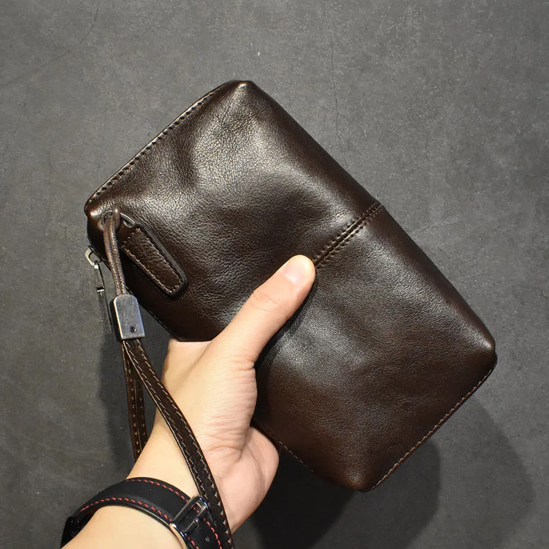 Handmade Crazy Horse Genuine Leather Men's Zipper Long Wallet Male Credit Cards Bag Vintage Purse Women Real Leather Wallets Bag
Handmade Crazy Horse Genuine Leather Men's Zipper Long Wallet Male Credit Cards Bag Vintage Purse Women Real Leather Wallets Bag