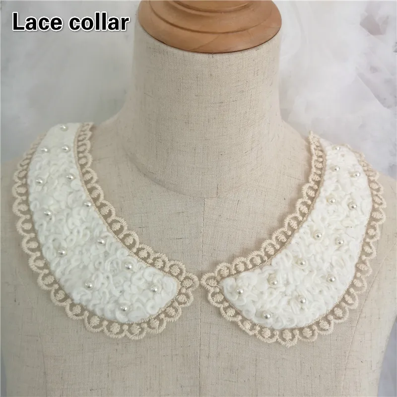 Exquisite Wool Knitting Beaded Embroidery Lace Collar DIY Clothes Skirt Coat Shirt Design Sewing Decorative Cloth Patches Patch
Exquisite Wool Knitting Beaded Embroidery Lace Collar DIY Clothes Skirt Coat Shirt Design Sewing Decorative Cloth Patches Patch