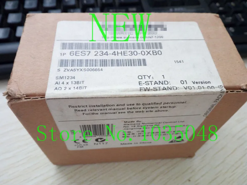 1PC 6ES7 234-4HE30-0XB0 6ES7234-4HE30-0XB0 New and Original Priority use of DHL delivery
1PC 6ES7 234-4HE30-0XB0 6ES7234-4HE30-0XB0 New and Original Priority use of DHL delivery