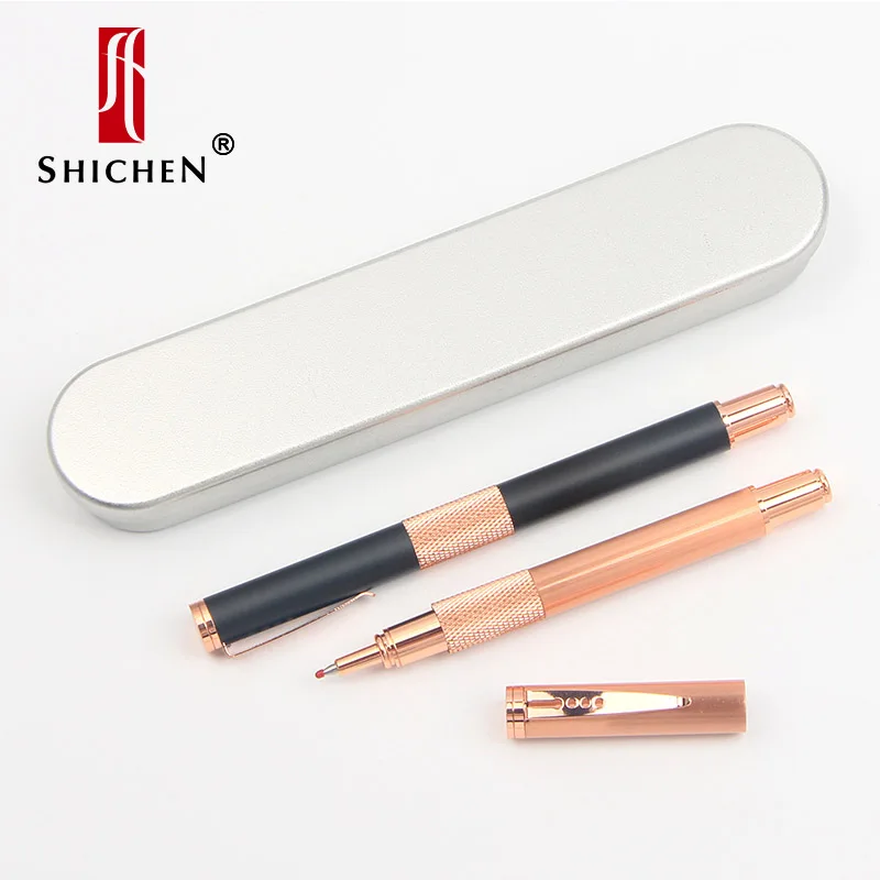 Shichen A050 Stationary new design metal pen 0.7&1.0mm refill metal roller pen for office business or school using
Shichen A050 Stationary new design metal pen 0.7&1.0mm refill metal roller pen for office business or school using