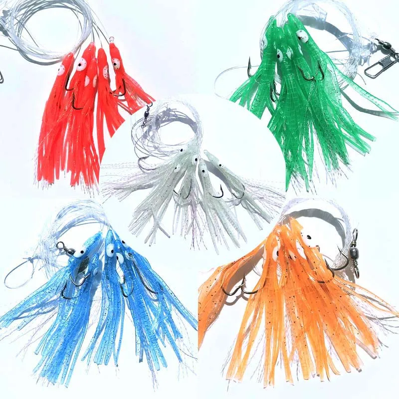 10 packs 14# Sabiki Rig Octopus soft fishing lure with fishing hook Mixed colors Free shipping
10 packs 14# Sabiki Rig Octopus soft fishing lure with fishing hook Mixed colors Free shipping