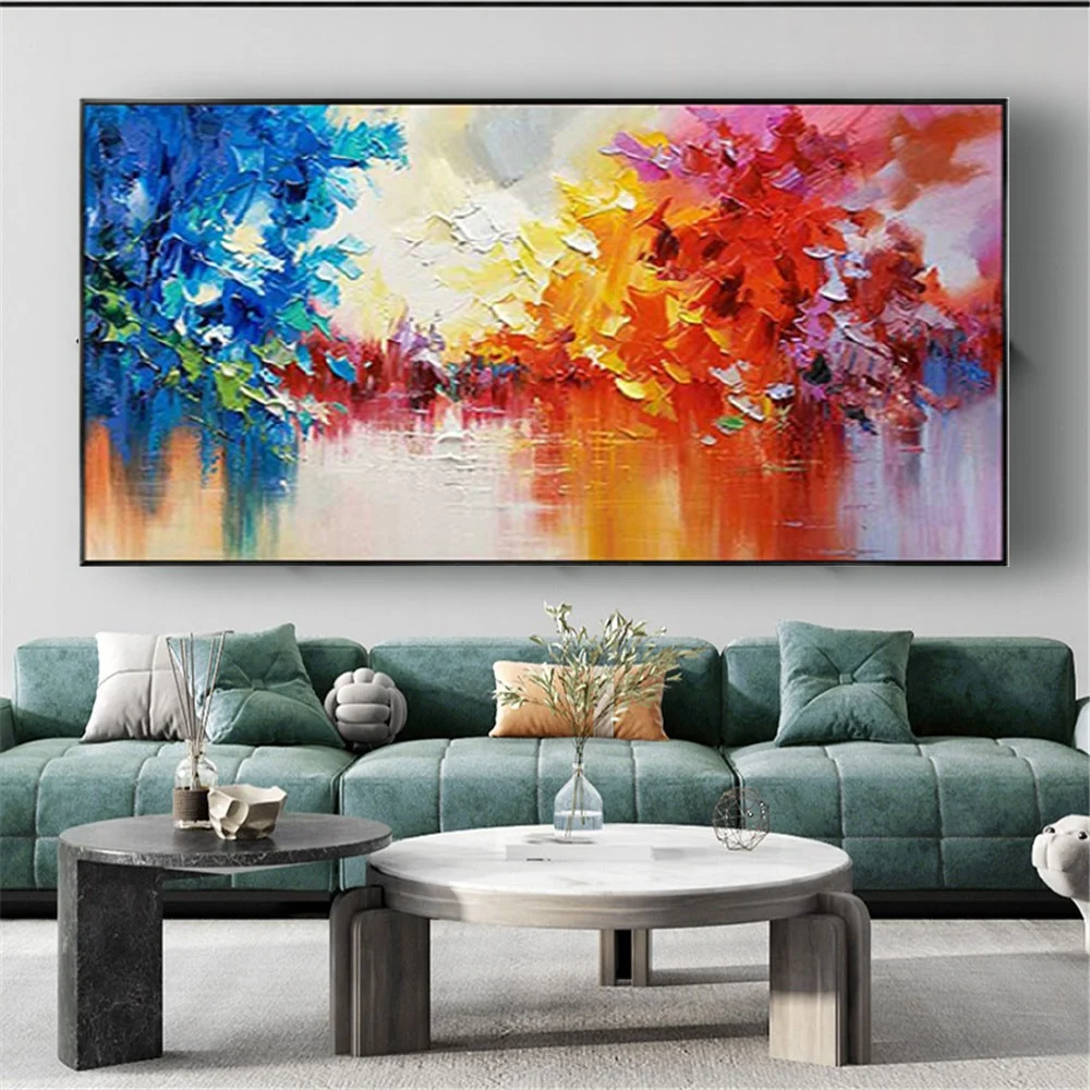 Modern Paintings Hand Painted Abstract Lanscape Oil Painting On Canvas For Living Room Decoration Handmade Oil Painting
Modern Paintings Hand Painted Abstract Lanscape Oil Painting On Canvas For Living Room Decoration Handmade Oil Painting