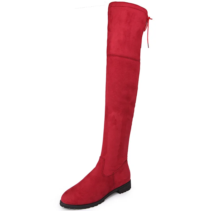 Red large size over the knee fashion women's elastic boots 43 size women's comfortable work boots
Red large size over the knee fashion women's elastic boots 43 size women's comfortable work boots