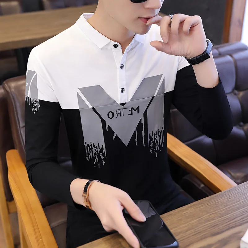 2021 Spring & Autumn New Korean Trend Plus Size Casual All-match Stretch Lapel Men Casual Long-sleeved Polo Shirt Free Shipping
2021 Spring & Autumn New Korean Trend Plus Size Casual All-match Stretch Lapel Men Casual Long-sleeved Polo Shirt Free Shipping