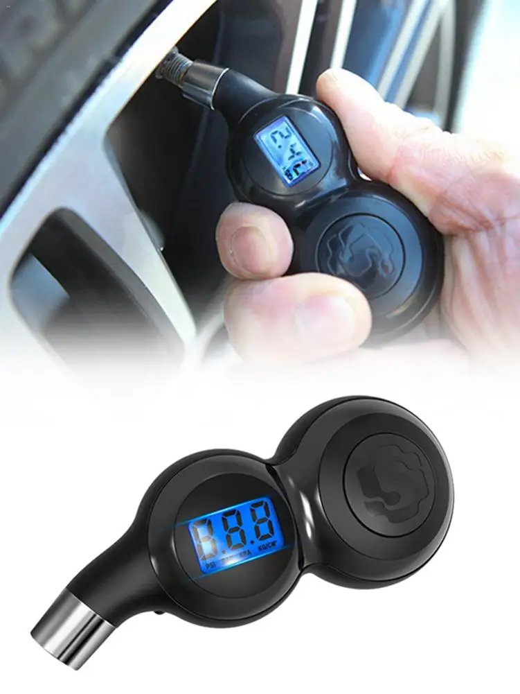 High Precision Electronic Car Digital Tire Pressure Monitor Gauge Digital Display Barometer Digital Vent Gas Tire Pressure Gauge
High Precision Electronic Car Digital Tire Pressure Monitor Gauge Digital Display Barometer Digital Vent Gas Tire Pressure Gauge