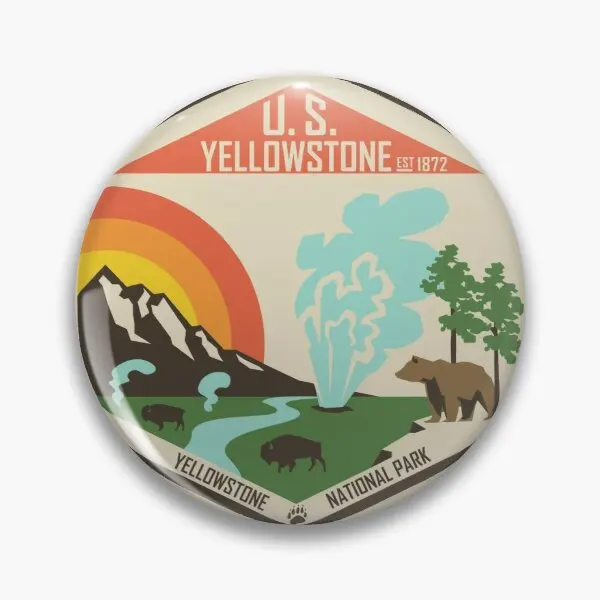 Yellowstone National Park Customizable Soft Button Pin Hat Funny Fashion Gift Creative Brooch Collar Lover Clothes Lapel Pin
Yellowstone National Park Customizable Soft Button Pin Hat Funny Fashion Gift Creative Brooch Collar Lover Clothes Lapel Pin