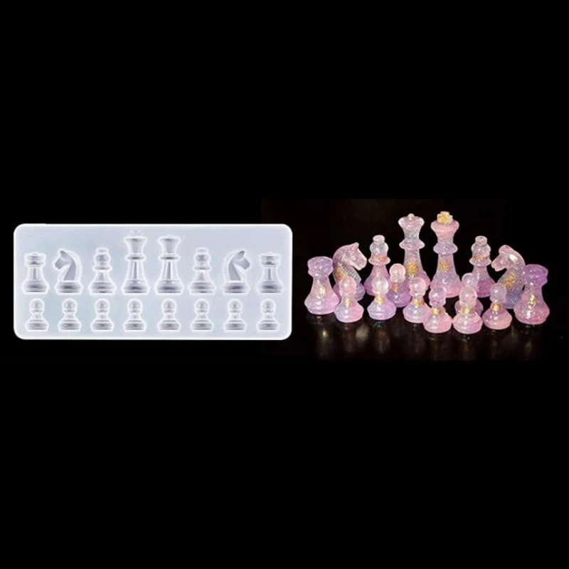 1 Set DIY Chess Board Crystal Epoxy Resin Mold Chess+Checkerboard Silicone Mould
1 Set DIY Chess Board Crystal Epoxy Resin Mold Chess+Checkerboard Silicone Mould