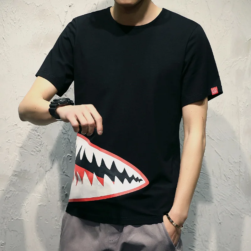 2021 Fashion Shark Print T-shirt Men's Pullover Youth Oversized Harajuku Graphic T-shirt Slim Street Wear 5XL
2021 Fashion Shark Print T-shirt Men's Pullover Youth Oversized Harajuku Graphic T-shirt Slim Street Wear 5XL