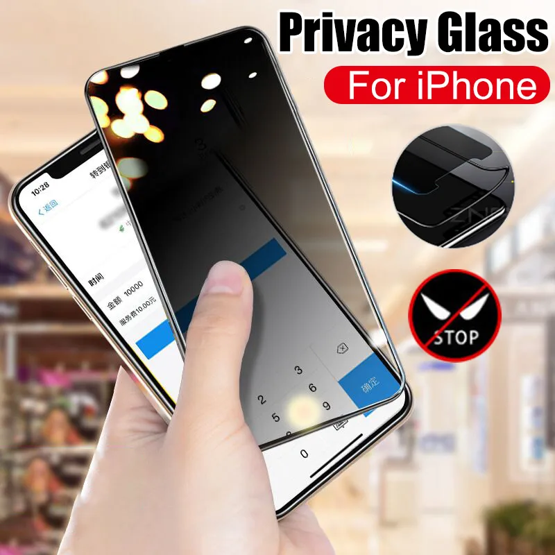 Закаленное стекло ZNP 9H для iPhone X XS 11 Pro Max XR пленка с мягкими краями защиты экрана от