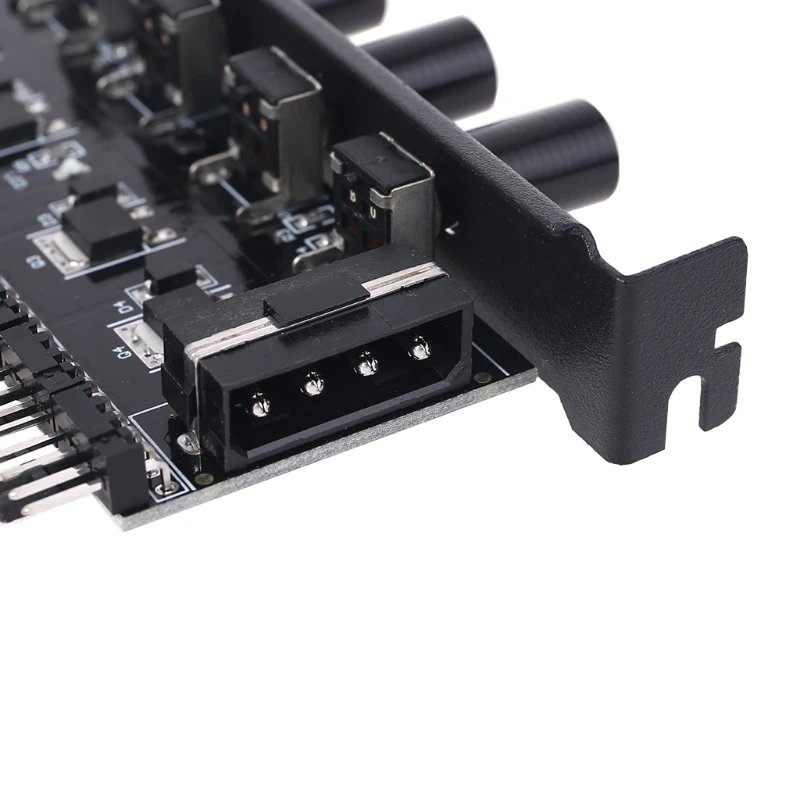 PC 1/4 Knob Cooling Fan Hub Sata Power Supply Adapter Speed Controller for Computer Case Hdd Vga Pwm Pci Bracket
PC 1/4 Knob Cooling Fan Hub Sata Power Supply Adapter Speed Controller for Computer Case Hdd Vga Pwm Pci Bracket