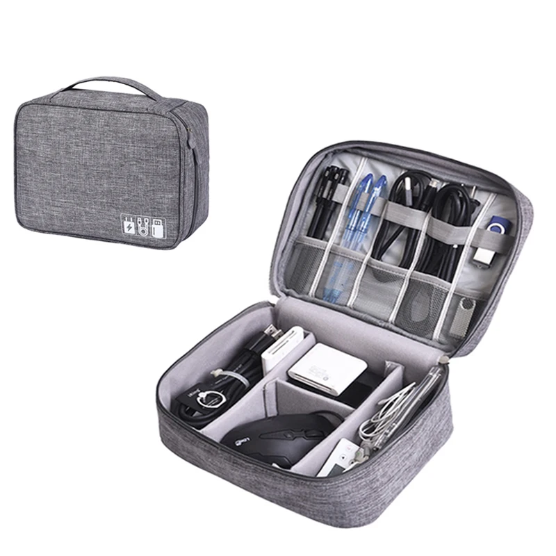 Multi-function Travel Cable Organizer Bag Mobile Power Headset U Disk Data Cable Portable Zipper Cosmetic Storage Bag USB Gadget
Multi-function Travel Cable Organizer Bag Mobile Power Headset U Disk Data Cable Portable Zipper Cosmetic Storage Bag USB Gadget