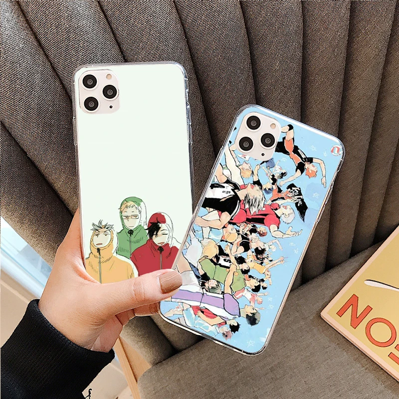 Volleyball Anime Haikyuu Phone Cover For iPhone 11 12 13Pro Max X XR XS Max 6 6S 7 8 Plus 12 13Mini Clear Soft Silicone TPU Case
Volleyball Anime Haikyuu Phone Cover For iPhone 11 12 13Pro Max X XR XS Max 6 6S 7 8 Plus 12 13Mini Clear Soft Silicone TPU Case