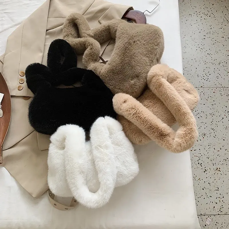 Faux Mink Fur Bag For Women 2020 Winter Small Fashion Shoulder Bags Casual Plush Branded Shoulder Bag Designer Ladies Trend
Faux Mink Fur Bag For Women 2020 Winter Small Fashion Shoulder Bags Casual Plush Branded Shoulder Bag Designer Ladies Trend