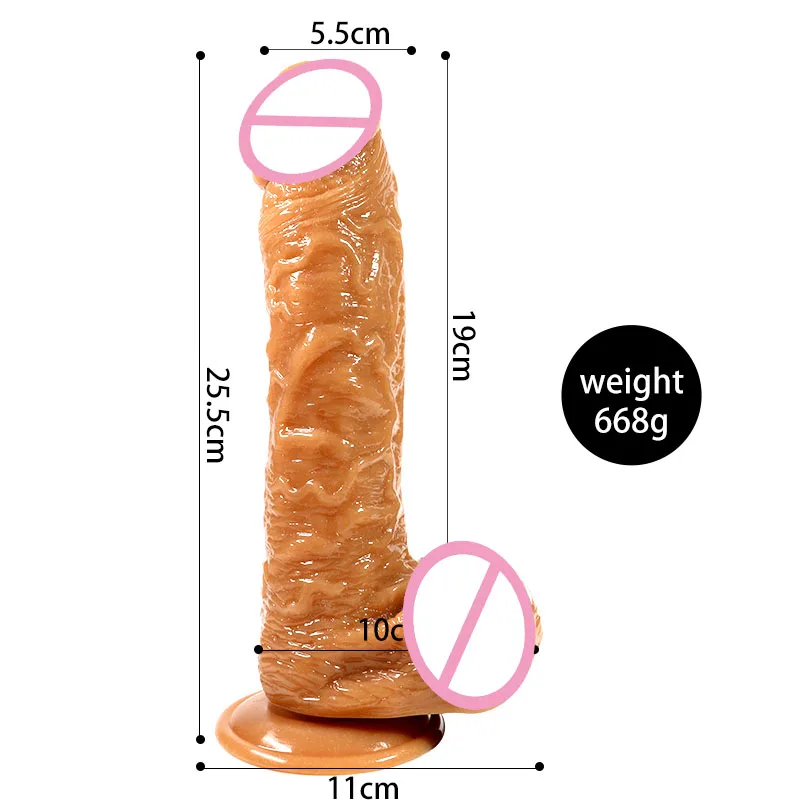 

Jiuai Lifelike Skin Feeling Realistic Long Big Dildo Masturbation Pussy Ass Stimulate for Female G-Spot Sex Toys