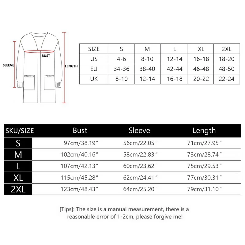 Plus Size Women 2021 Autumn Sweater Solid Color Long Sleeve Pocket Cardigan Midi Thin Knitted Coat Loose Knit Sweater Outwear
Plus Size Women 2021 Autumn Sweater Solid Color Long Sleeve Pocket Cardigan Midi Thin Knitted Coat Loose Knit Sweater Outwear