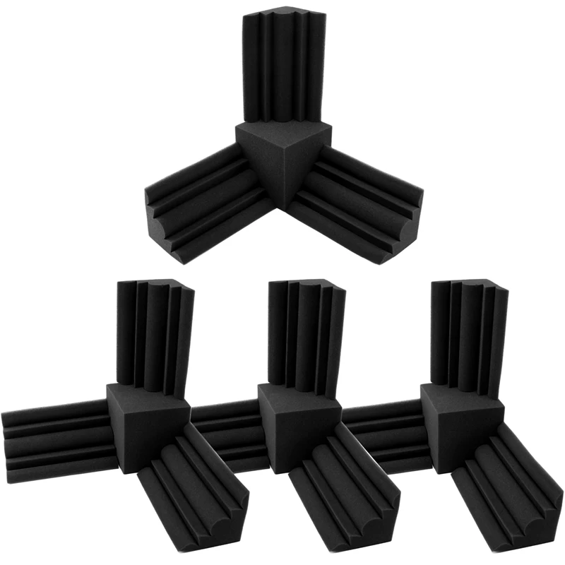 16Pcs/Set Acoustic Foam 12Pc Bass Trap Wall Foam + 4Pc Square Sound Insulation Foam Flame Retardant High Density
16Pcs/Set Acoustic Foam 12Pc Bass Trap Wall Foam + 4Pc Square Sound Insulation Foam Flame Retardant High Density