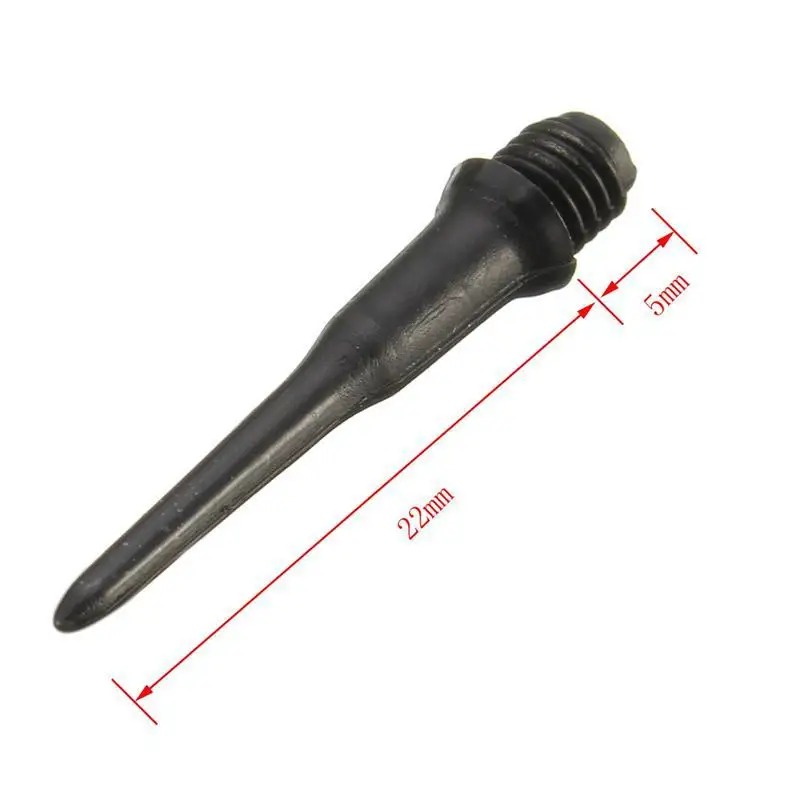 100PCS 27mm Darts Shafts Soft Tips Pipe Professional Plastic Thread Replacement Accessories Gadgets for Darts Gaming Black
100PCS 27mm Darts Shafts Soft Tips Pipe Professional Plastic Thread Replacement Accessories Gadgets for Darts Gaming Black