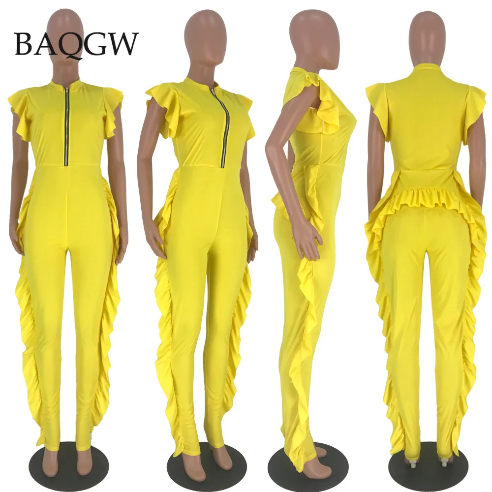 Casual Summer Front Zipper Sleeveless Jumpsuit for Women Streetwear Ruffles Patchwork Fashion Rompers One Piece Overalls 2XL
Casual Summer Front Zipper Sleeveless Jumpsuit for Women Streetwear Ruffles Patchwork Fashion Rompers One Piece Overalls 2XL
