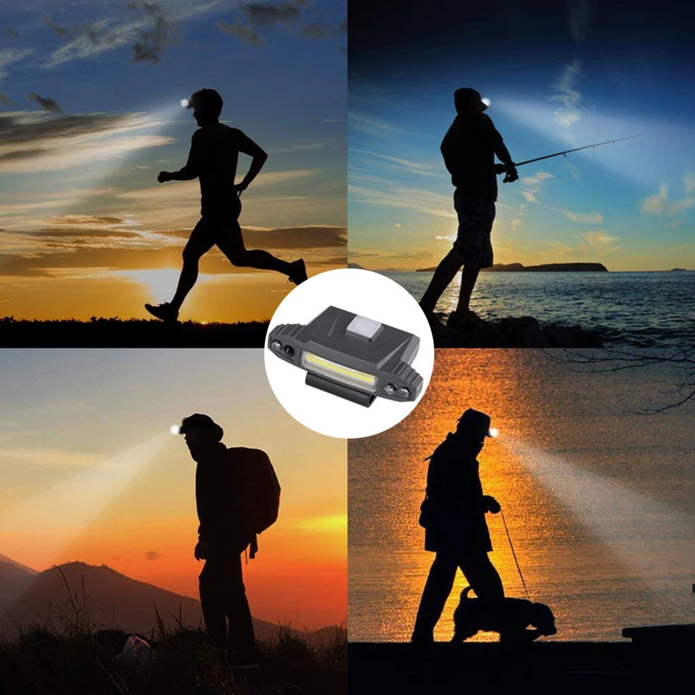 COB LED Headlight Motion Sensor Headlamp USB Rechargeable Head Lamp Induction Hat Clip Light Head Light with Built-in Battery
COB LED Headlight Motion Sensor Headlamp USB Rechargeable Head Lamp Induction Hat Clip Light Head Light with Built-in Battery