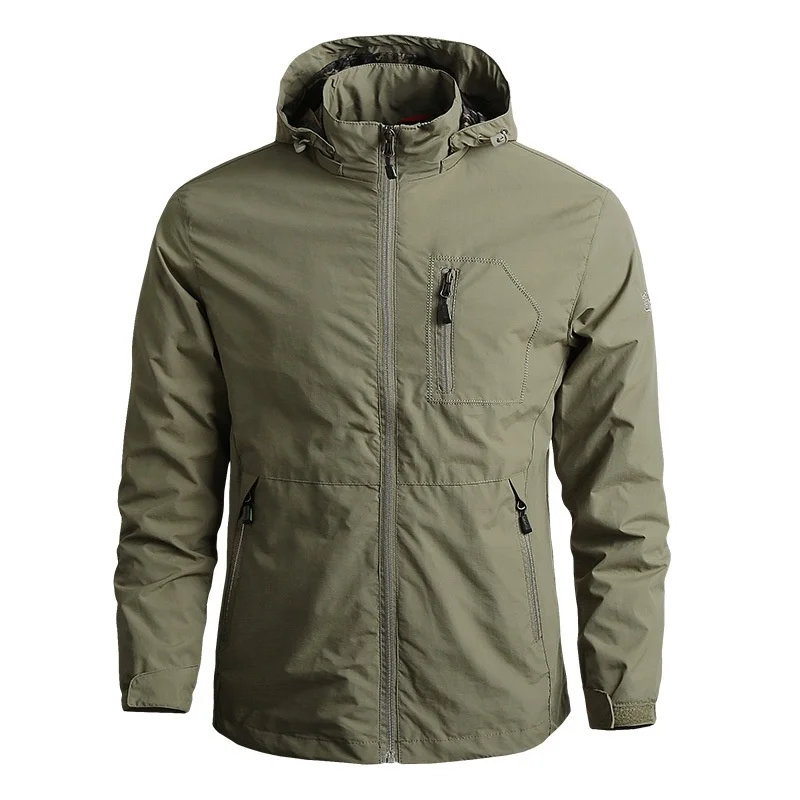 Men's spring and autumn coat thin mountaineering uniform qui drying windbreaker outdoor sports jaet
Men's spring and autumn coat thin mountaineering uniform qui drying windbreaker outdoor sports jaet