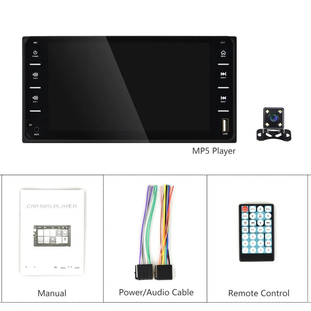 7'' Car Stereo Radio MP5 Player BT Head Unit For Toyota Corolla-Camry HILUX RAV4 With Remote Control Car Audio
7'' Car Stereo Radio MP5 Player BT Head Unit For Toyota Corolla-Camry HILUX RAV4 With Remote Control Car Audio