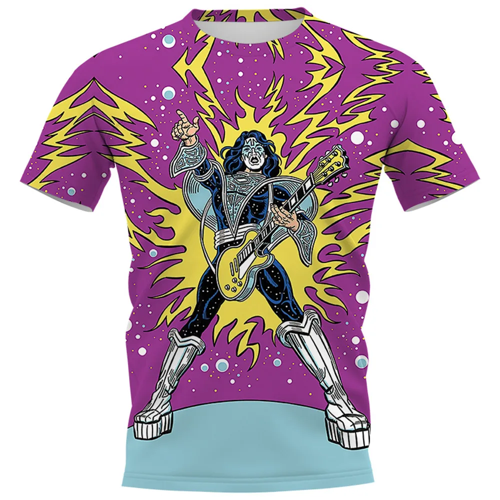 CLOOCL Rock Kiss Band T-shirts 3D Graphics Starry Sky Pullovers Tees Fashion Singer Printed Hip Hop Casual T-shirt Men Clothing 
CLOOCL Rock Kiss Band T-shirts 3D Graphics Starry Sky Pullovers Tees Fashion Singer Printed Hip Hop Casual T-shirt Men Clothing