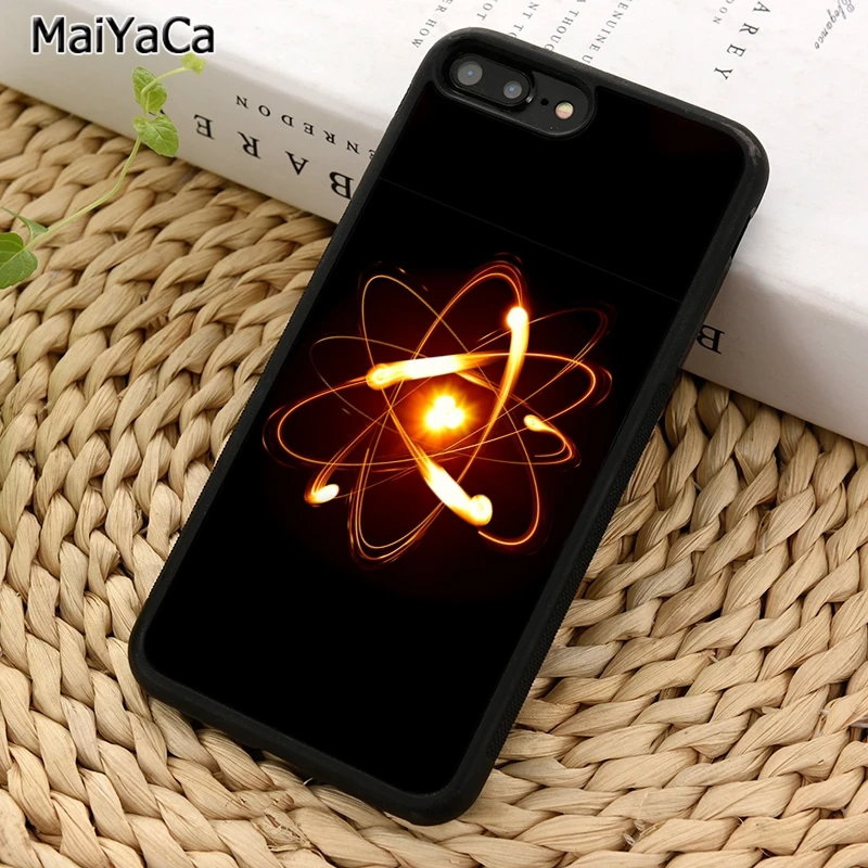 MaiYaCa Наука Atom чехол для телефона iPhone X XR XS 11 12 Pro MAX 5 6 S 7 8 Plus Samsung Galaxy S5 S6 S7edge S8 S9 S10 plus |