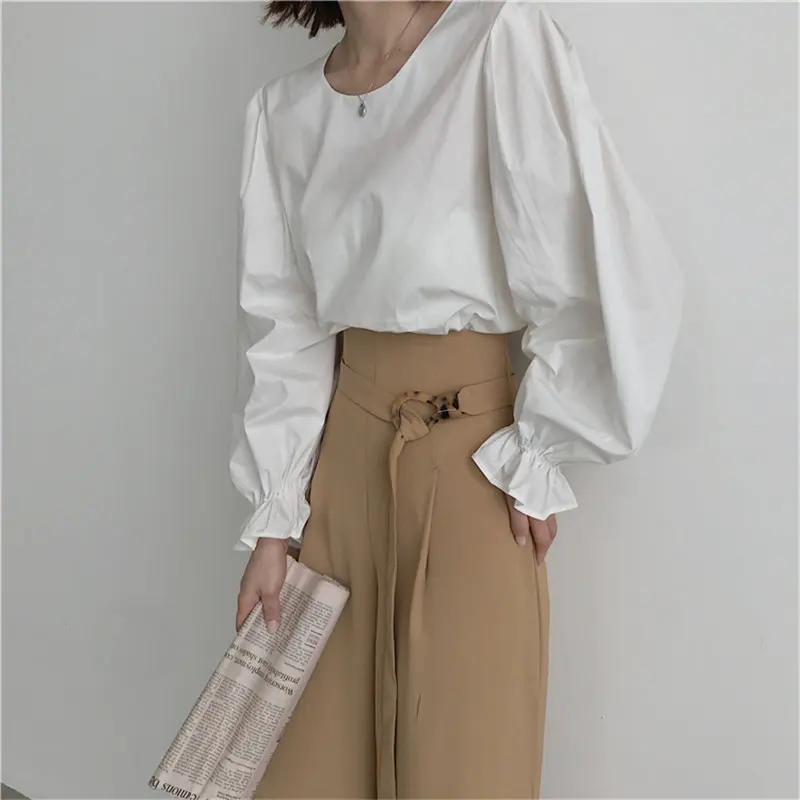 HziriP White Chic Brief All Match Office Lady Women 2020 OL Hot Minimalist Sweet Vintage Solid Puff Sleeves Streetwear Shirt
HziriP White Chic Brief All Match Office Lady Women 2020 OL Hot Minimalist Sweet Vintage Solid Puff Sleeves Streetwear Shirt