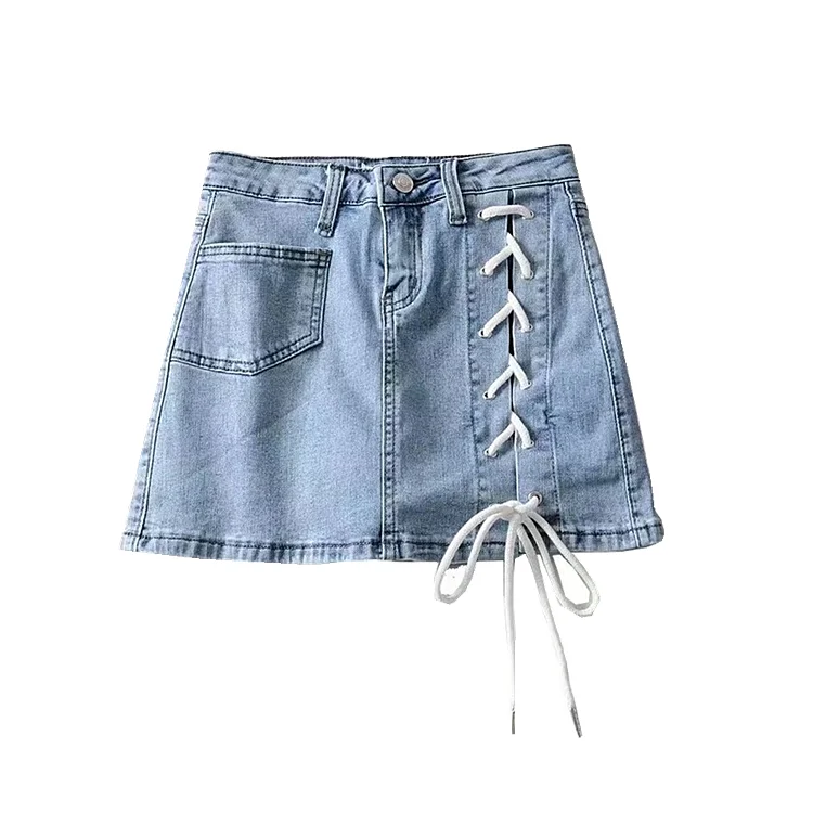 Four Seasons Strap Skirt High Waist Half-Body Denim Skirt Women's Anti-Light Sexy Skirt Short Skirt Long Leg Europe and America
Four Seasons Strap Skirt High Waist Half-Body Denim Skirt Women's Anti-Light Sexy Skirt Short Skirt Long Leg Europe and America