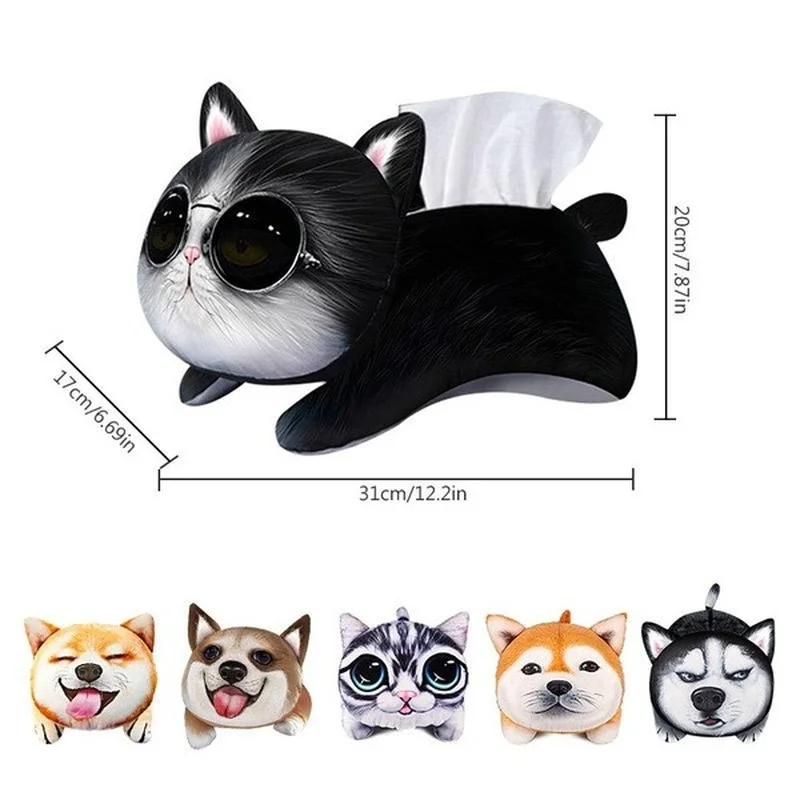 Funny High Quality Environmental Protection Creativity Personality Pure Cotton Fashion Car Tissue Box Three-dimensional Cartoons
Funny High Quality Environmental Protection Creativity Personality Pure Cotton Fashion Car Tissue Box Three-dimensional Cartoons