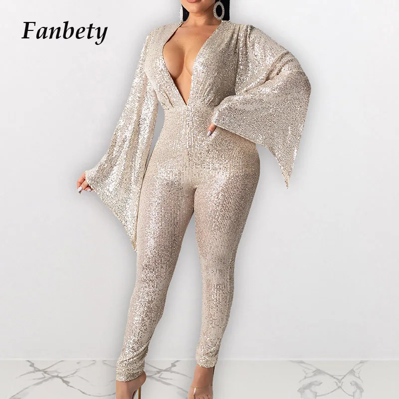 Women Elegant Sequin Skinny Solid Jumpsuit 2021 Spring Sexy Flared Long Sleeve Party Club Bodysuits Office Lady Fashion Playsuit
Women Elegant Sequin Skinny Solid Jumpsuit 2021 Spring Sexy Flared Long Sleeve Party Club Bodysuits Office Lady Fashion Playsuit