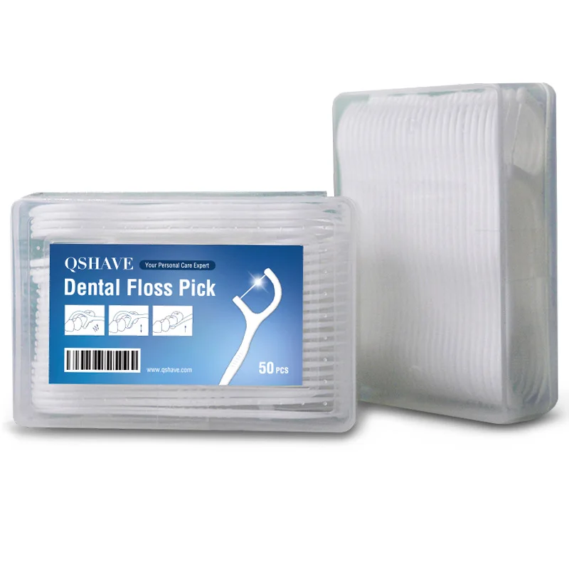 QSHAVE 50pcs Dental Floss Flosser Picks Teeth Toothpicks Stick Tooth Clean Oral Care 7.5cm Random Package
QSHAVE 50pcs Dental Floss Flosser Picks Teeth Toothpicks Stick Tooth Clean Oral Care 7.5cm Random Package