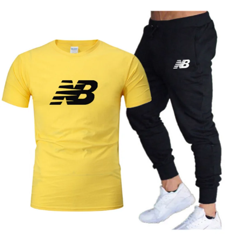 Summer men's round neck T-shirt cotton casual sports suit jogging track and field sports shirt printing short sleeve + trousers
Summer men's round neck T-shirt cotton casual sports suit jogging track and field sports shirt printing short sleeve + trousers