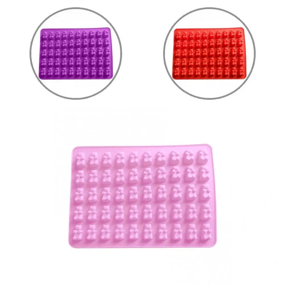 High Flexibility Wear-resistant Adorable Bear Shaped Gummy Mold for Baking 
High Flexibility Wear-resistant Adorable Bear Shaped Gummy Mold for Baking