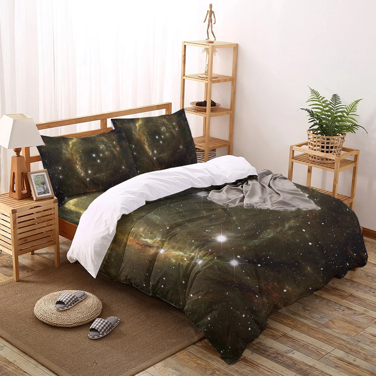 Colorful Space Nebula Starry Sky Pattern Bedding Set Sheet Linens Twin Size Duvet Cover Set For Bed Cover Pillowcase For Home
Colorful Space Nebula Starry Sky Pattern Bedding Set Sheet Linens Twin Size Duvet Cover Set For Bed Cover Pillowcase For Home